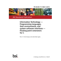 BS PD ISO/IEC TS 18661-3:2015