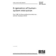 BS PD CEN ISO/TR 9241-308:2015 BS PD CEN ISO/TR 9241-308:2015
