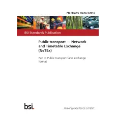 BS PD CEN/TS 16614-3:2016 BS PD CEN/TS 16614-3:2016