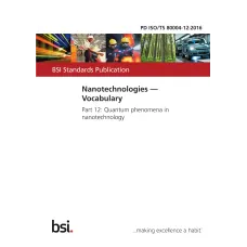BS PD ISO/TS 80004-12:2016