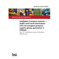 BS PD ISO/TS 21219-10:2016