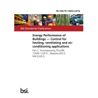 BS PD CEN/TR 15500-2:2016