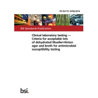 BS PD ISO/TS 16782:2016 BS PD ISO/TS 16782:2016
