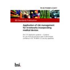 BS PD IEC/TR 80001-2-9:2017 BS PD IEC/TR 80001-2-9:2017