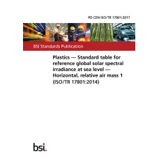 BS PD CEN ISO/TR 17801:2017