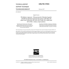 BS PD CEN/TR 17055:2017 BS PD CEN/TR 17055:2017