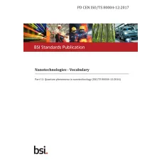 BS PD CEN ISO/TS 80004-12:2017