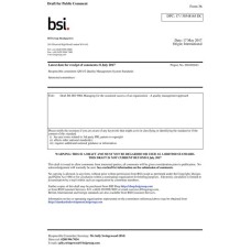 BS ISO/DIS 9004.1:2017 BS ISO/DIS 9004.1:2017