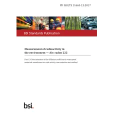 BS PD ISO/TS 11665-13:2017