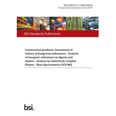 BS PD CEN/TS 17200:2018 BS PD CEN/TS 17200:2018