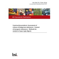 BS PD CEN/TS 17201:2018