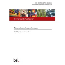 BS PD IEC TS 61724-2:2016
