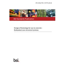 BS PD CEN/TR 17079:2018