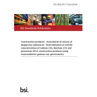 BS PD CEN/TS 17216:2018 BS PD CEN/TS 17216:2018