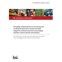 BS PD CEN/TR 13695-2:2019