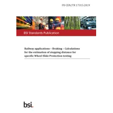 BS PD CEN/TR 17315:2019