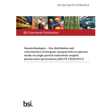 BS PD CEN ISO/TS 19590:2019 BS PD CEN ISO/TS 19590:2019