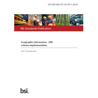 BS PD CEN ISO/TS 19139-1:2019
