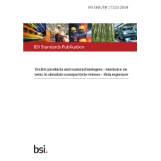 BS PD CEN/TR 17222:2019