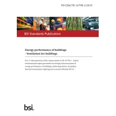 BS PD CEN/TR 16798-2:2019