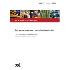 BS PD ISO/TS 23016-1:2019 BS PD ISO/TS 23016-1:2019