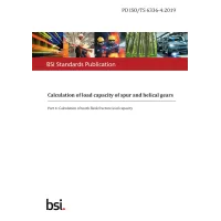 BS PD ISO/TS 6336-4:2019 BS PD ISO/TS 6336-4:2019