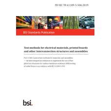 BS PD IEC TR 61189-5-506:2019 BS PD IEC TR 61189-5-506:2019