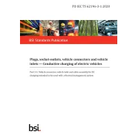 BS PD IEC TS 62196-3-1:2020 BS PD IEC TS 62196-3-1:2020