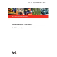 BS PD CEN ISO/TS 80004-3:2020