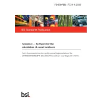 BS PD ISO/TR 17534-4:2020