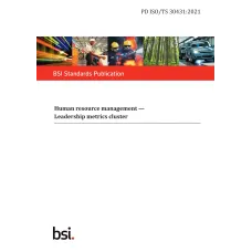 BS PD ISO/TS 30431:2021