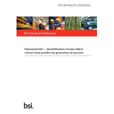 BS PD CEN ISO/TS 12025:2021