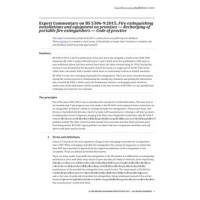 BS 5306-9:2015 EXCOMM (FIRE) BS 5306-9:2015 EXCOMM (FIRE)