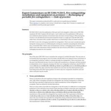 BS 5306-9:2015 EXCOMM (FIRE)