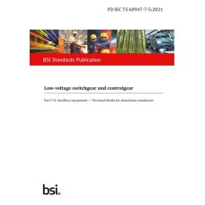 BS PD IEC TS 60947-7-5:2021