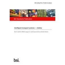 BS PD CEN/TS 17249-5:2022