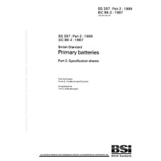 BS 397-2:1989 BS 397-2:1989