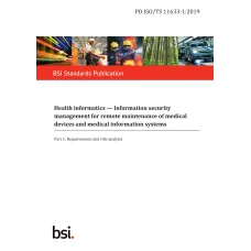 BS PD ISO/TS 11633-1:2019