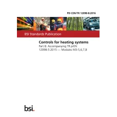 BS PD CEN/TR 12098-8:2016
