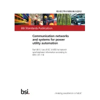 BS PD IEC/TR 61850-90-5:2012