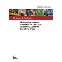 BS PD CEN/TR 16957:2016
