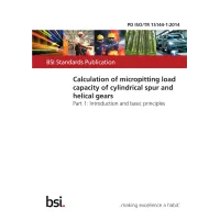 BS PD ISO/TR 15144-1:2014