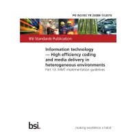 BS PD ISO/IEC TR 23008-13:2015