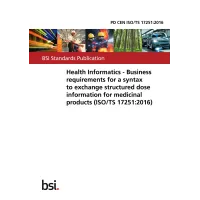 BS PD CEN ISO/TS 17251:2016