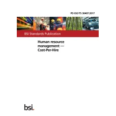 BS PD ISO/TS 30407:2017 BS PD ISO/TS 30407:2017