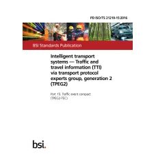 BS PD ISO/TS 21219-15:2016 BS PD ISO/TS 21219-15:2016
