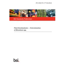 BS PD CEN/TS 17718:2022