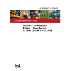 BS PD CEN ISO/TR 11827:2016