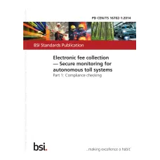 BS PD CEN/TS 16702-1:2014