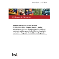 BS PD CEN/TR 17223:2018 BS PD CEN/TR 17223:2018